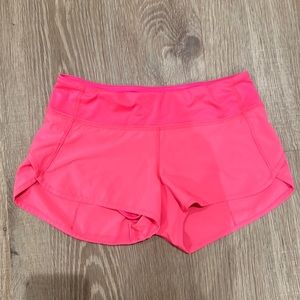 Pink Lululemon Shorts